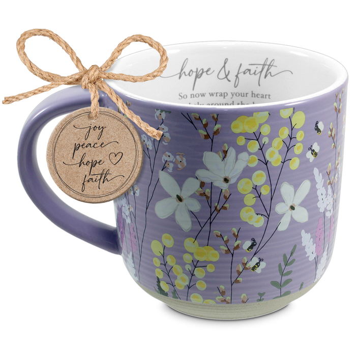 Coffee Mug Spring Garden Hope 18 Oz