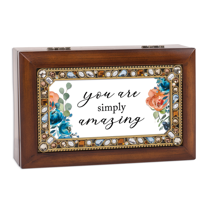 Petite Music Box Jeweled You Are Simply