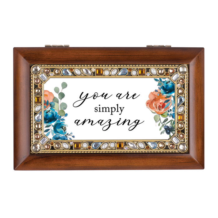 Petite Music Box Jeweled You Are Simply