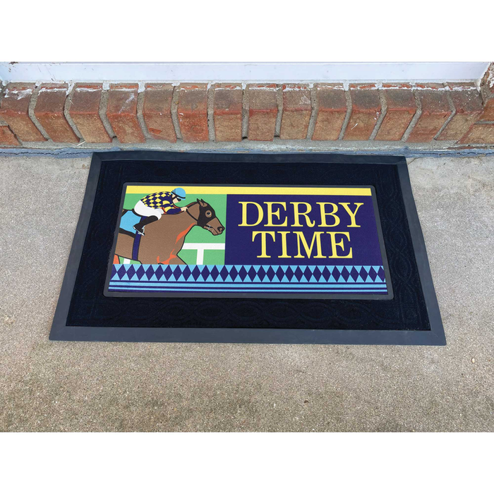 Doormat Insert Derby Time