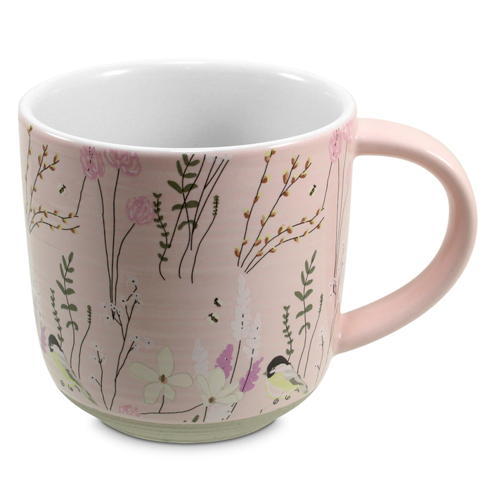 Coffee Mug Spring Garden Joy Peace 18 Oz