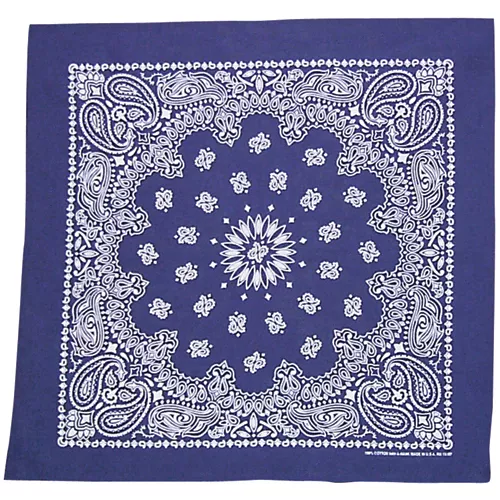 22" X 22" Bandanna 12 Pack