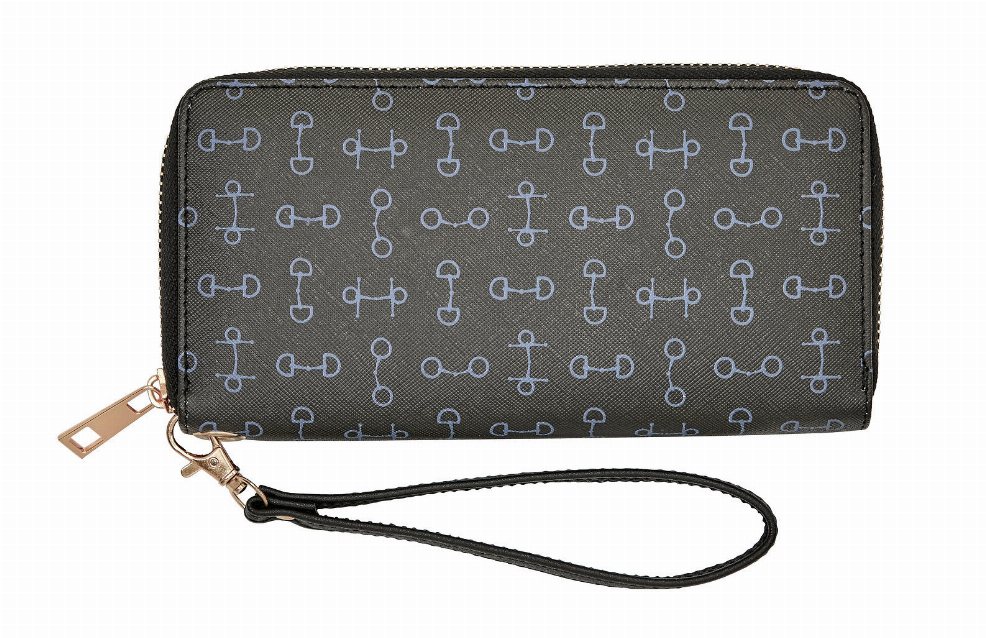 Awst Int'l "lila" Snaffle Bit Clutch Wallet