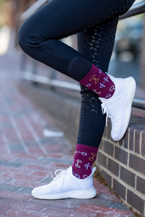 Awst Int'l Ladies' "lila" Snaffle Bits Crew Socks