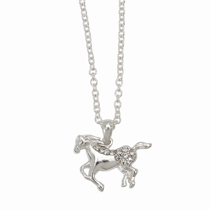 Awst Int'l Galloping Horse Necklace Withcolorful Cowboy Hat Box