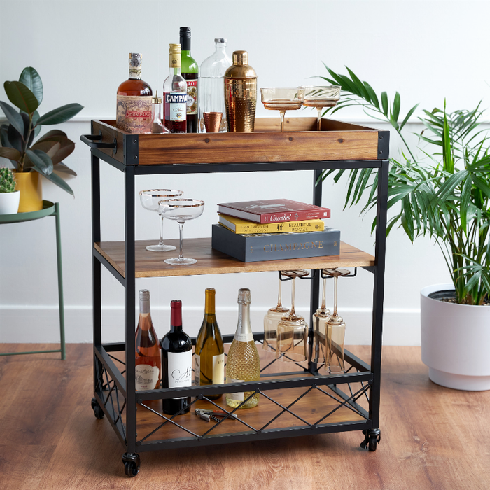 Modern Manor Bar Cart By Twine Living