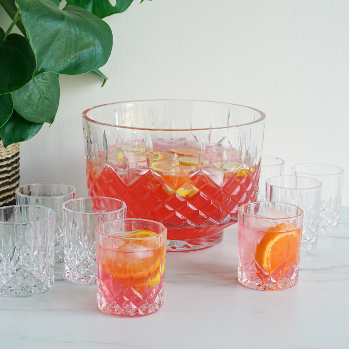 Admiral Punch Bowl With Tumblers By Viski