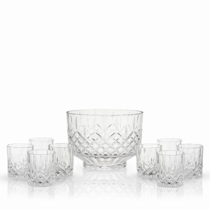 Admiral Punch Bowl With Tumblers By Viski