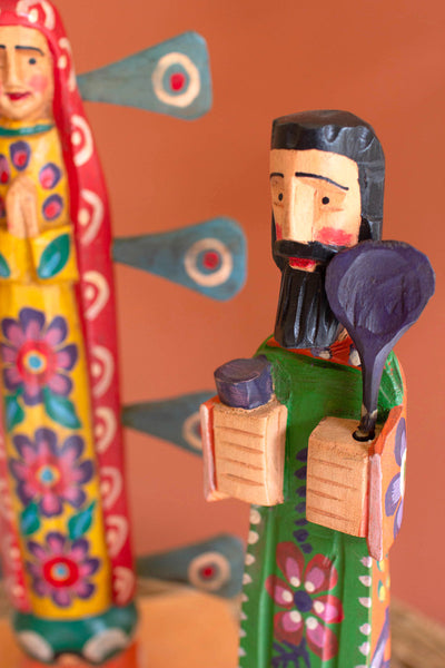 Painted Wooden St. Pascual