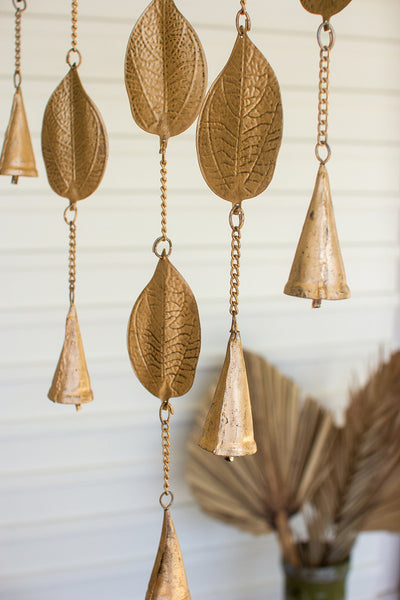 Metal Leaves Windchime