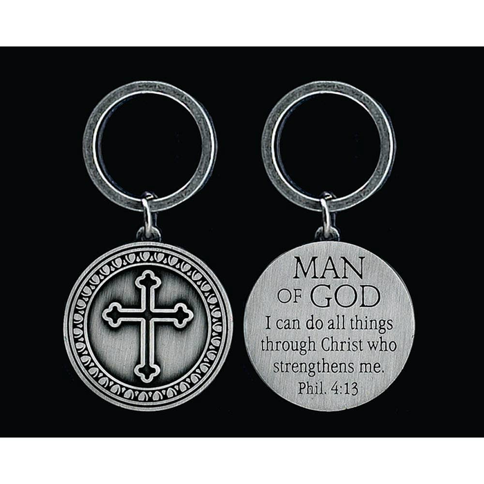 Man Of God Keyring