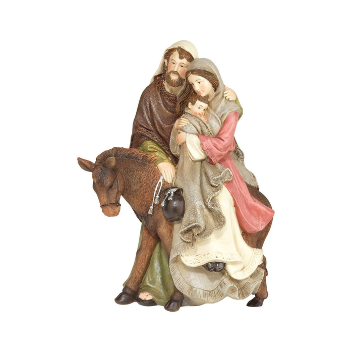1 Piece Holy Family On Donkey