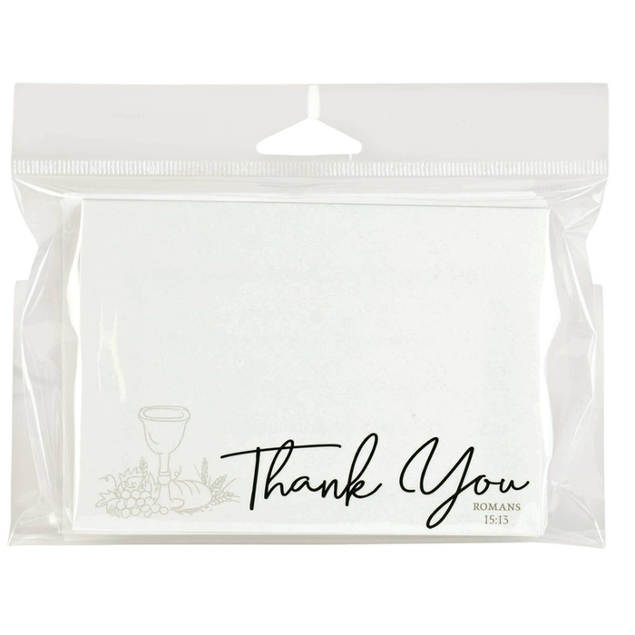 Thank You Cards With Chalice