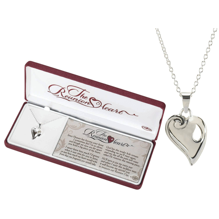 The Reunion Heart' Necklace W/18" Chain