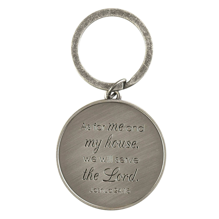 Keyring As For Me & My House Josh. 24:15