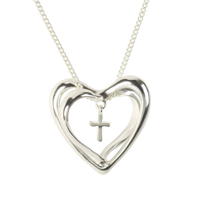 Heart Cross Necklace Marriage Takes