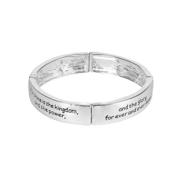 Bracelet Stretch Tile Lords Prayer