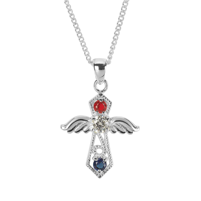 Necklace Angel Star Silver Chain