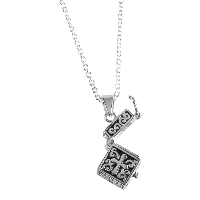 Square Prayer Box Necklace