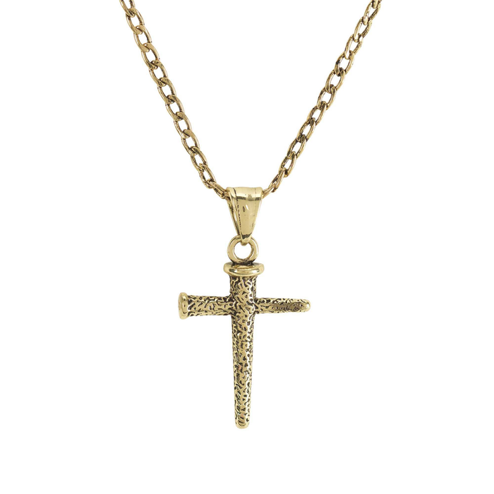 Necklace Nail Cross Steel