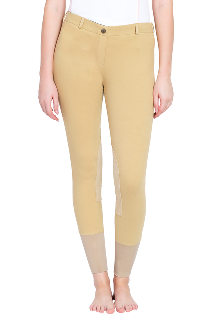 Tuffrider Ladies Pull-on Knee Patch Breeches