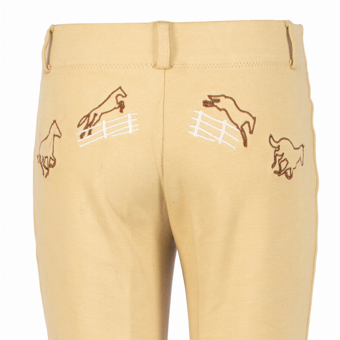 Tuffrider Children's Cotton Embroidered Pull-on Jodhpurs