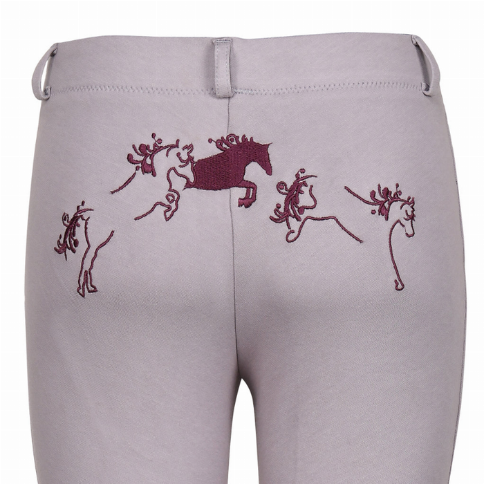 Tuffrider Children's Whimsical Horse Embroidered Pull-on Jodhpurs