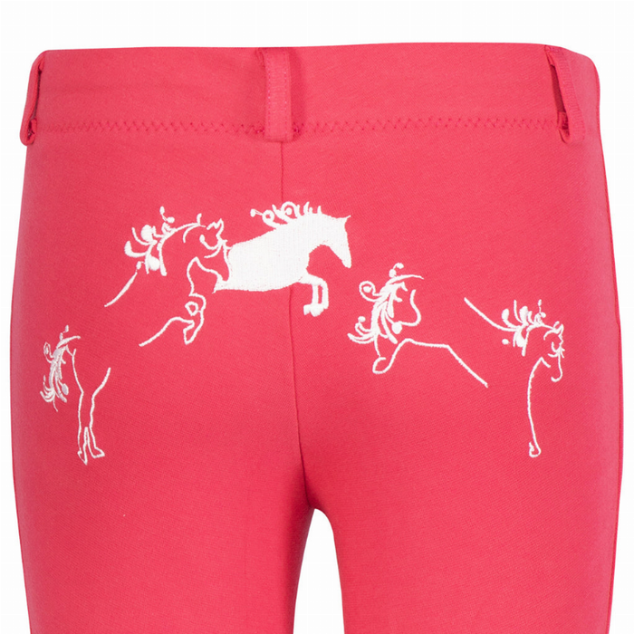 Tuffrider Children's Whimsical Horse Embroidered Pull-on Jodhpurs