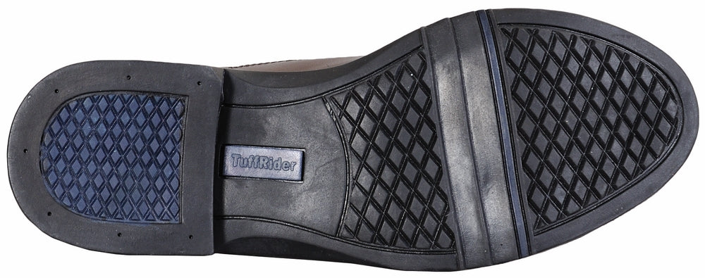 Tuffrider Men's Baroque Front Zip Paddock Boots With Metal Zipper