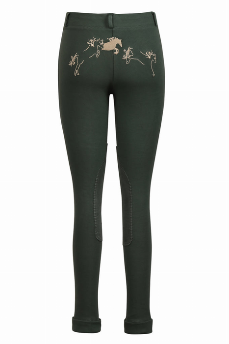 Tuffrider Children's Whimsical Horse Embroidered Pull-on Jodhpurs