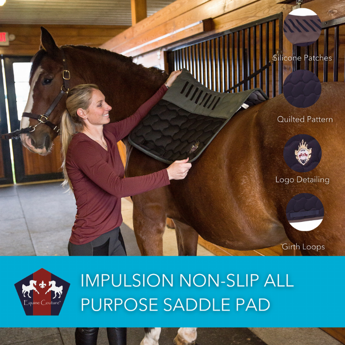 Equine Couture Impulsion Non-slip All Purpose Saddle Pad