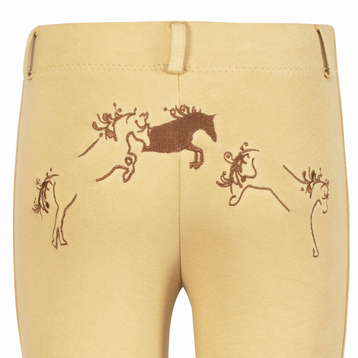 Tuffrider Children's Whimsical Horse Embroidered Pull-on Jodhpurs