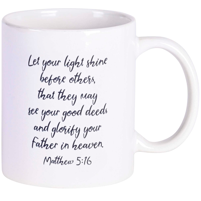 Mug Ceramic Cross Be The Light