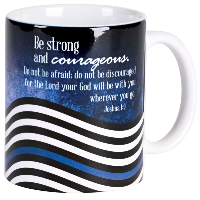 Mug Ceramic Police Be Strong