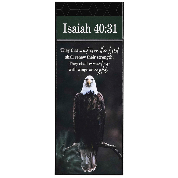 Stacked Wall Plaque Eagle Isaiah 40:31