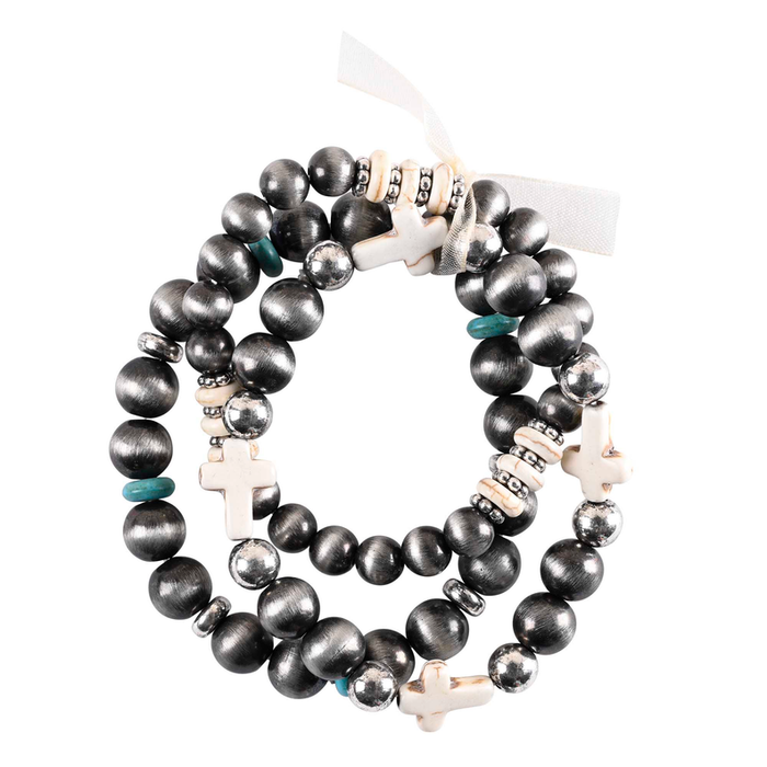 Stretch Bracelet Triple Stack